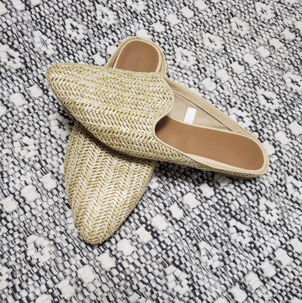 UNIVERSAL THREAD Woven Slip-On Mules Shoes